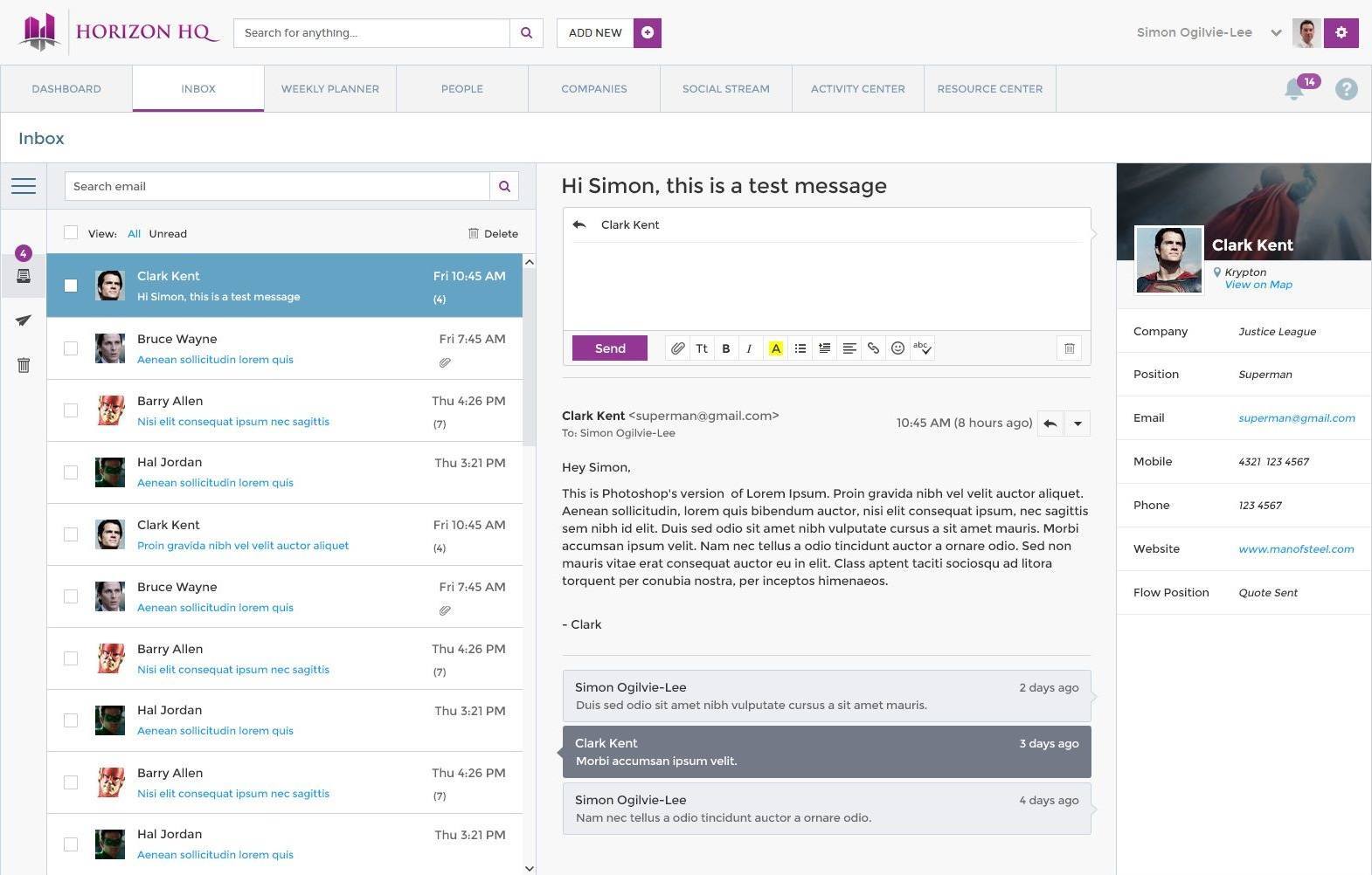 Ninjodo - Fully Integrated Inbox